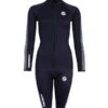Two Bare Feet Womens Silicone Print Series 2.5mm Wetsuit Jacket & Shorts Set (Black/White) -Glider Wetsuit Store 1 32
