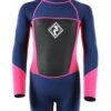 Two Bare Feet Squadron 3/2mm Short Leg Spring Junior Wetsuit (Blue/Fuchsia) -Glider Wetsuit Store 1c8a1391 2