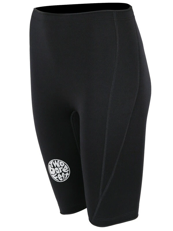 Two Bare Feet Womens Heritage 3mm Wetsuit Shorts (Black) 3 Two Bare Feet Womens Heritage 3mm Wetsuit Shorts (Black) - Image 2