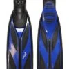 Two Bare Feet Scissor Diving Fins (Blue) -Glider Wetsuit Store adults scissor fins blue 01 2