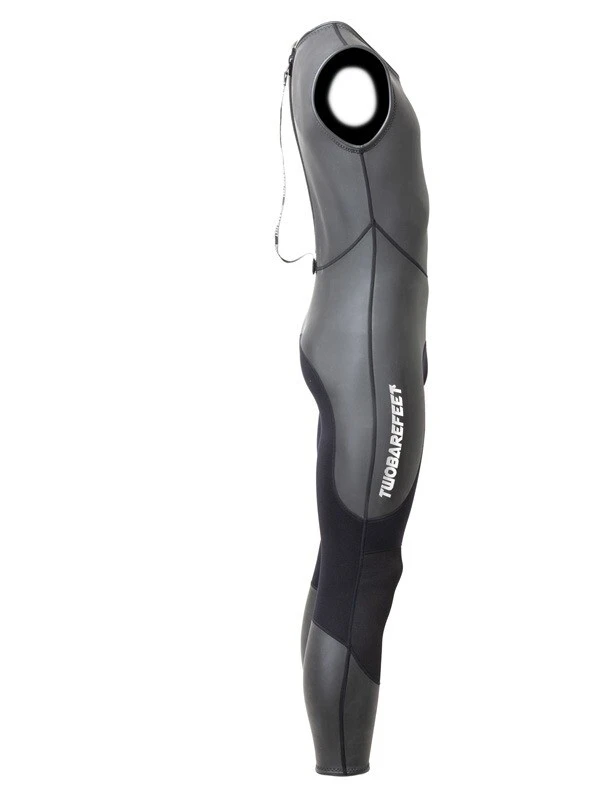 Two Bare Feet Enduro Sleeveless 2.5mm Mens Mesh Surf Suit (Black) 9 Two Bare Feet Enduro Sleeveless 2.5mm Mens Mesh Surf Suit (Black) - Image 7