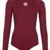 Two Bare Feet Arabella 2mm Superstretch Neoprene Womens Suit (Burgundy) -Glider Wetsuit Store arabella burgundy 1