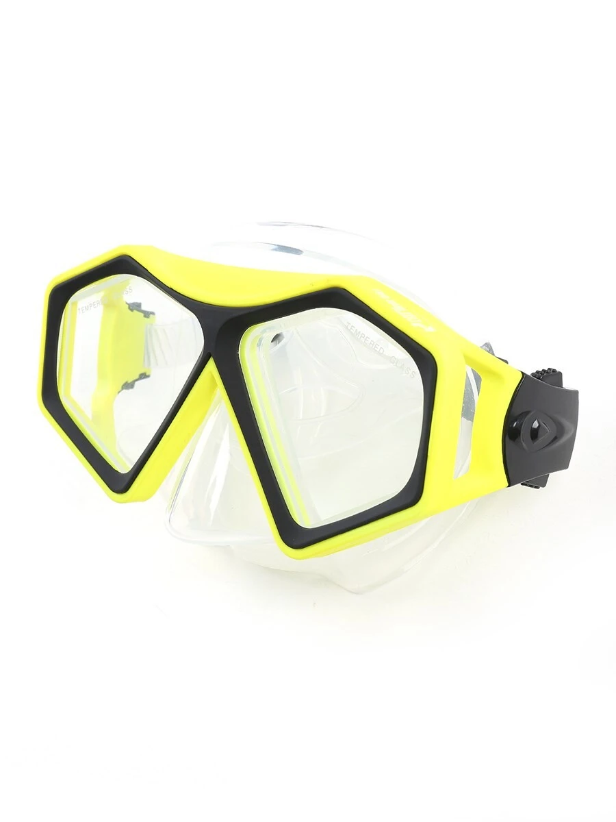 DiveSport Silicone Mask (Yellow / Clear) 4 DiveSport Silicone Mask (Yellow / Clear) - Image 2
