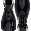 Two Bare Feet Adult Diving Fins (F70 Black) -Glider Wetsuit Store f70 black 4