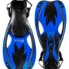 Two Bare Feet Childrens Diving Fins (F89 Blue) -Glider Wetsuit Store fins 89 blue 4