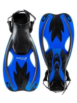 Two Bare Feet Childrens Diving Fins (F89 Blue)