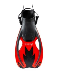 Two Bare Feet Childrens Diving Fins (F89 Red) -Glider Wetsuit Store fins 89 red 1