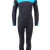 Two Bare Feet Glider 2.5mm Full Length Junior Wetsuit (Light Blue) -Glider Wetsuit Store glider 2021 light aqua 1