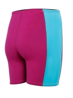 Two Bare Feet Womens Harmony 3mm Wetsuit Shorts (Raspberry / Aqua) -Glider Wetsuit Store harmony shorts raspberry mint 6