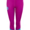 Two Bare Feet Womens Harmony 3mm Capri Wetsuit Pants (Raspberry / Aqua) -Glider Wetsuit Store harmony capri pants mint raspberry 1