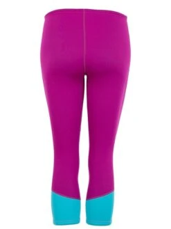 Two Bare Feet Womens Harmony 3mm Capri Wetsuit Pants (Raspberry / Aqua) -Glider Wetsuit Store harmony capri pants mint raspberry 5