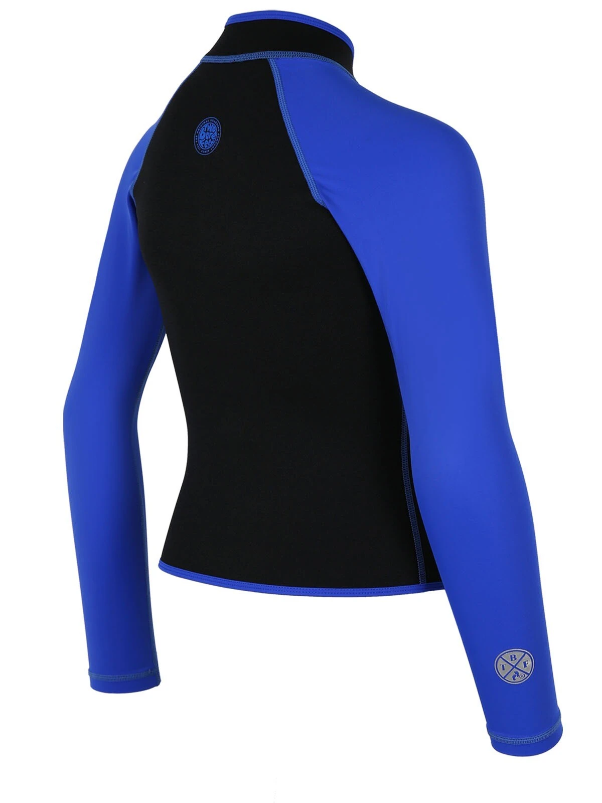 Two Bare Feet Mens Heritage Pursuit 3mm Wetsuit Jacket (Blue / Black) - Image 6