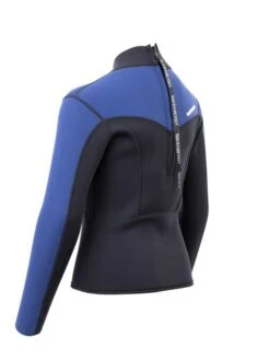 Two Bare Feet Junior Aspect 2.5mm Back Zip Jacket (Black/Blue) 13 Two Bare Feet Junior Aspect 2.5mm Back Zip Jacket (Black/Blue) -Glider Wetsuit Store kids aspect back zip jacket black blue denim 4