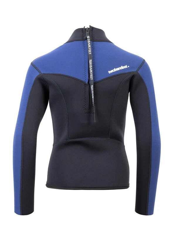 Two Bare Feet Junior Aspect 2.5mm Back Zip Jacket (Black/Blue) 7 Two Bare Feet Junior Aspect 2.5mm Back Zip Jacket (Black/Blue) - Image 5