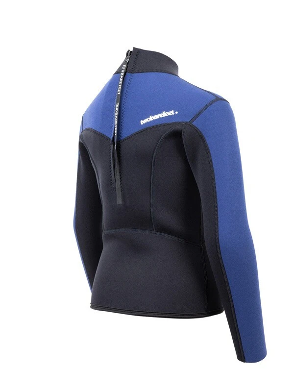 Two Bare Feet Junior Aspect 2.5mm Back Zip Jacket (Black/Blue) 8 Two Bare Feet Junior Aspect 2.5mm Back Zip Jacket (Black/Blue) - Image 6