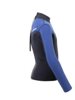 Two Bare Feet Junior Aspect 2.5mm Back Zip Jacket (Black/Blue) 16 Two Bare Feet Junior Aspect 2.5mm Back Zip Jacket (Black/Blue) -Glider Wetsuit Store kids aspect back zip jacket black blue denim 7