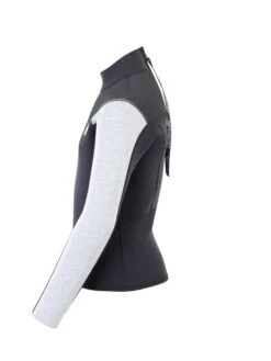 Two Bare Feet Junior Aspect 2.5mm Back Zip Jacket (Black/Grey/Grey) -Glider Wetsuit Store kids aspect back zip jacket black grey grey 3