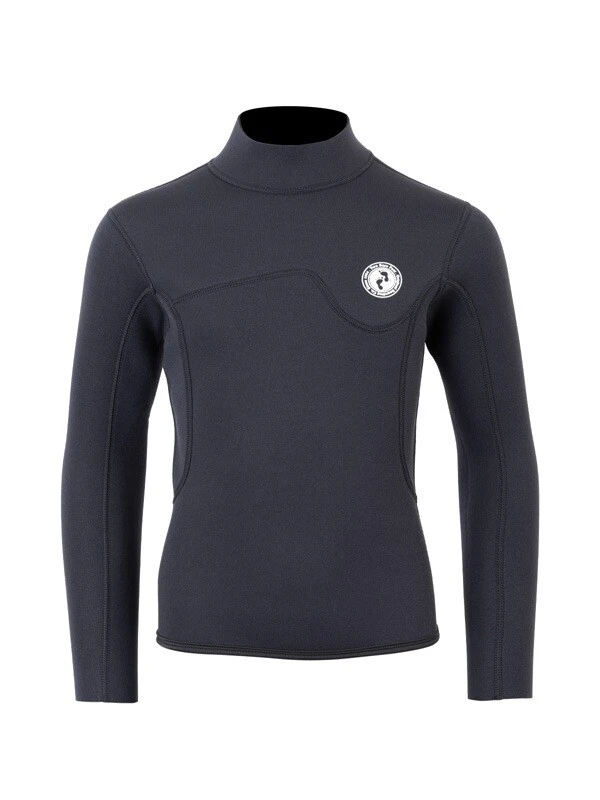 Two Bare Feet Junior Aspect 2.5mm Back Zip Jacket & Pants Set (Black) - Image 5