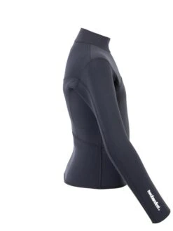 Two Bare Feet Junior Aspect Fleece Lined Zipless Thermal 2.5mm Superstretch Wetsuit Top (Black) -Glider Wetsuit Store kids aspect fleece lined thermal top black 7