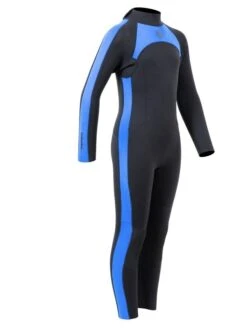 Two Bare Feet Flare 2.5mm Junior Superstretch Wetsuit (Blue) -Glider Wetsuit Store kids flare full blue 8 2