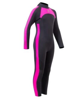 Two Bare Feet Flare 2.5mm Junior Superstretch Wetsuit (Raspberry) -Glider Wetsuit Store kids flare full raspberry 8