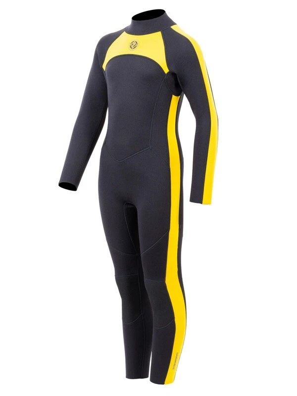 Two Bare Feet Flare 2.5mm Junior Superstretch Wetsuit (Yellow) 4 Two Bare Feet Flare 2.5mm Junior Superstretch Wetsuit (Yellow) - Image 2