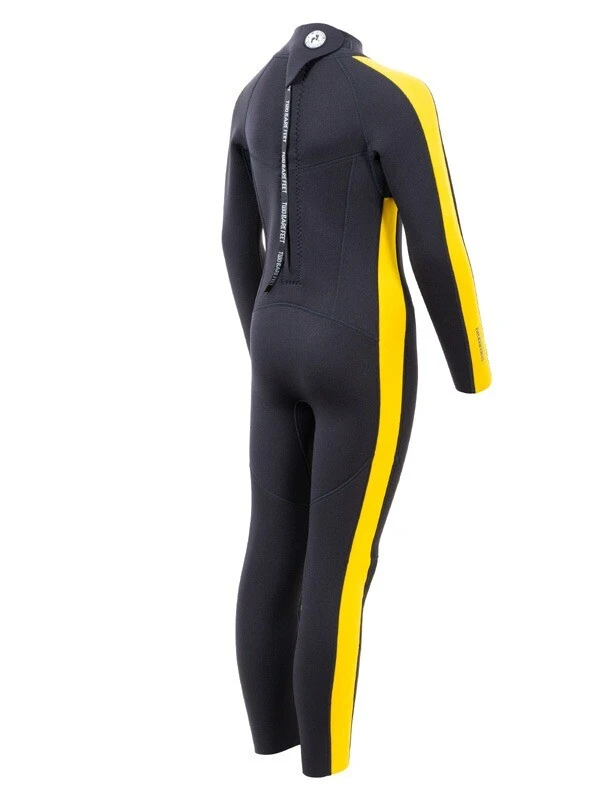 Two Bare Feet Flare 2.5mm Junior Superstretch Wetsuit (Yellow) 8 Two Bare Feet Flare 2.5mm Junior Superstretch Wetsuit (Yellow) - Image 6