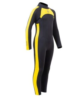 Two Bare Feet Flare 2.5mm Junior Superstretch Wetsuit (Yellow) 18 Two Bare Feet Flare 2.5mm Junior Superstretch Wetsuit (Yellow) -Glider Wetsuit Store kids flare full yellow 8
