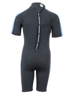 Two Bare Feet Flare 2.5mm Junior Superstretch Shorty Wetsuit (Blue) -Glider Wetsuit Store kids flare shorty blue 5