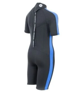 Two Bare Feet Flare 2.5mm Junior Superstretch Shorty Wetsuit (Blue) -Glider Wetsuit Store kids flare shorty blue 6