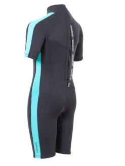 Two Bare Feet Flare 2.5mm Junior Shorty Superstretch Wetsuit (Mint) -Glider Wetsuit Store kids flare shorty mint 4