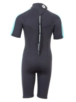 Two Bare Feet Flare 2.5mm Junior Shorty Superstretch Wetsuit (Mint) -Glider Wetsuit Store kids flare shorty mint 5