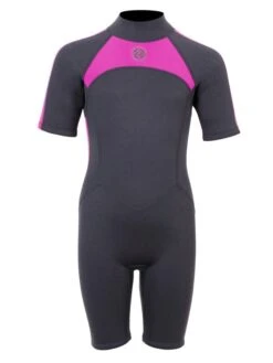 Two Bare Feet Flare 2.5mm Junior Shorty Superstretch Wetsuit (Raspberry)