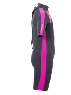 Two Bare Feet Flare 2.5mm Junior Shorty Superstretch Wetsuit (Raspberry) -Glider Wetsuit Store kids flare shorty rasberry 7