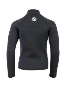 Two Bare Feet Junior Heritage Full Zip 3mm Wetsuit Jacket (Black) -Glider Wetsuit Store kids heritage full zip jacket black 5