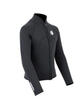 Two Bare Feet Junior Heritage Full Zip 3mm Wetsuit Jacket (Black) -Glider Wetsuit Store kids heritage full zip jacket black 8