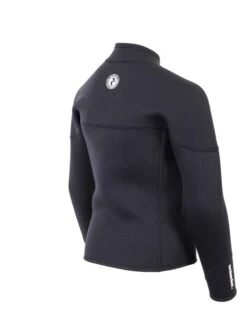 Two Bare Feet Junior Heritage Half Zip 3mm Wetsuit Jacket (Black) -Glider Wetsuit Store kids heritage hlaf zip jacket black 6