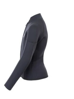 Two Bare Feet Junior Perspective Full Zip 2.5mm Wetsuit Jacket (Black) -Glider Wetsuit Store kids perspective full zip jacket black 3