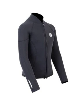 Two Bare Feet Junior Perspective Full Zip 2.5mm Wetsuit Jacket (Black) -Glider Wetsuit Store kids perspective full zip jacket black 8