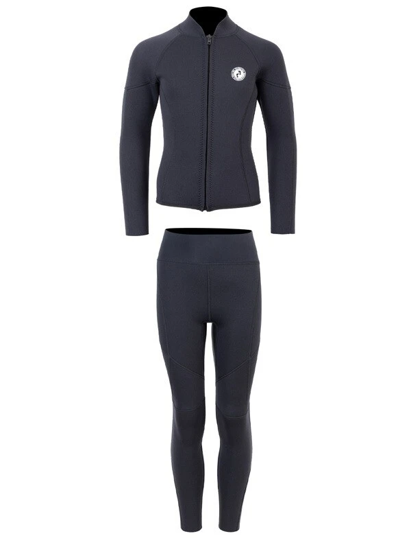 Two Bare Feet Junior Perspective Full Zip 2.5mm Wetsuit Jacket And Pants Set (Black) 4 Two Bare Feet Junior Perspective Full Zip 2.5mm Wetsuit Jacket And Pants Set (Black) - Image 2