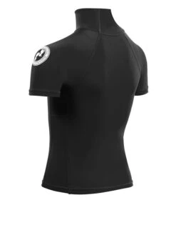 Two Bare Feet Junior "Logo" Short Sleeve Rash Vest (Black) 13 Two Bare Feet Junior "Logo" Short Sleeve Rash Vest (Black) -Glider Wetsuit Store kids short sleeve black 4