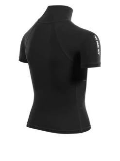 Two Bare Feet Junior "Logo" Short Sleeve Rash Vest (Black) 15 Two Bare Feet Junior "Logo" Short Sleeve Rash Vest (Black) -Glider Wetsuit Store kids short sleeve black 6