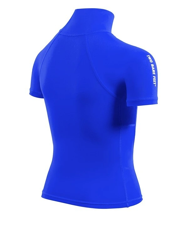 Two Bare Feet Junior "Logo" Short Sleeve Rash Vest (Blue) 8 Two Bare Feet Junior "Logo" Short Sleeve Rash Vest (Blue) - Image 6