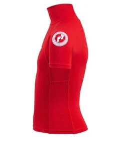 Two Bare Feet Junior "Logo" Short Sleeve Rash Vest (Red) 12 Two Bare Feet Junior "Logo" Short Sleeve Rash Vest (Red) -Glider Wetsuit Store kids short sleeve red 3