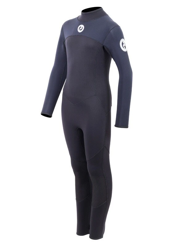 Two Bare Feet Thunderclap 4/3mm Junior Winter Wetsuit (Black) 4 Two Bare Feet Thunderclap 4/3mm Junior Winter Wetsuit (Black) - Image 2