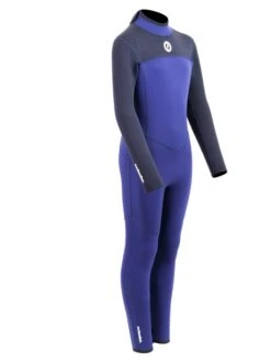 Two Bare Feet Thunderclap 5/4mm Junior Winter Wetsuit (Navy) -Glider Wetsuit Store kids thunderclap full 4.3 wetsuit navy 8