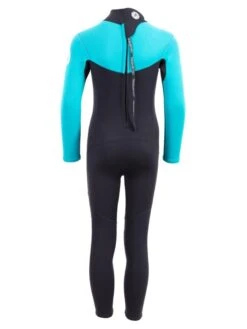 Two Bare Feet Thunderclap 2.5mm Junior Wetsuit (Aqua / Black) -Glider Wetsuit Store kids thunderclap full wetsuit aqua 5