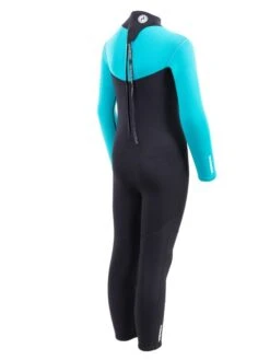 Two Bare Feet Thunderclap 2.5mm Junior Wetsuit (Aqua / Black) -Glider Wetsuit Store kids thunderclap full wetsuit aqua 6