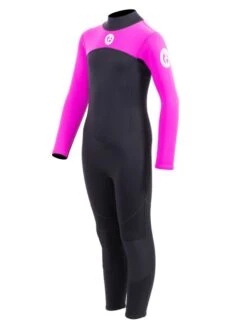 Two Bare Feet Thunderclap 2.5mm Junior Wetsuit (Pink / Black) 11 Two Bare Feet Thunderclap 2.5mm Junior Wetsuit (Pink / Black) -Glider Wetsuit Store kids thunderclap full wetsuit pink 2 1