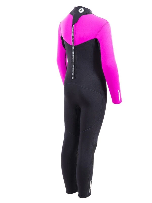 Two Bare Feet Thunderclap 2.5mm Junior Wetsuit (Pink / Black) 8 Two Bare Feet Thunderclap 2.5mm Junior Wetsuit (Pink / Black) - Image 6